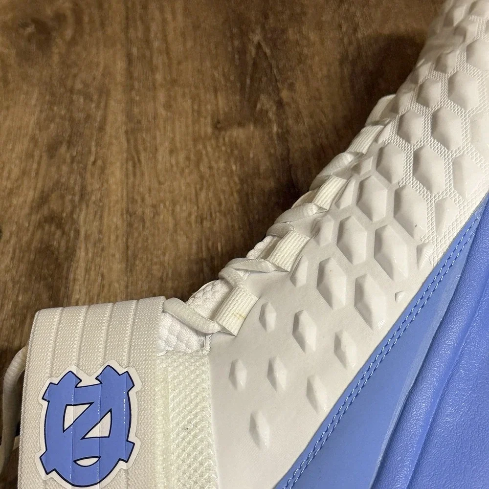 Jordan Force Savage Pro 2 Sharks UNC Tar Heels School PE Mens Size 15 CV1666-101